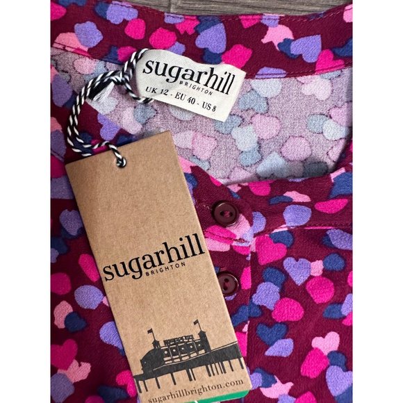 SugarHill Brighton Danica Smock Dress - Confetti Petals NWT 8 - Picture 7 of 12